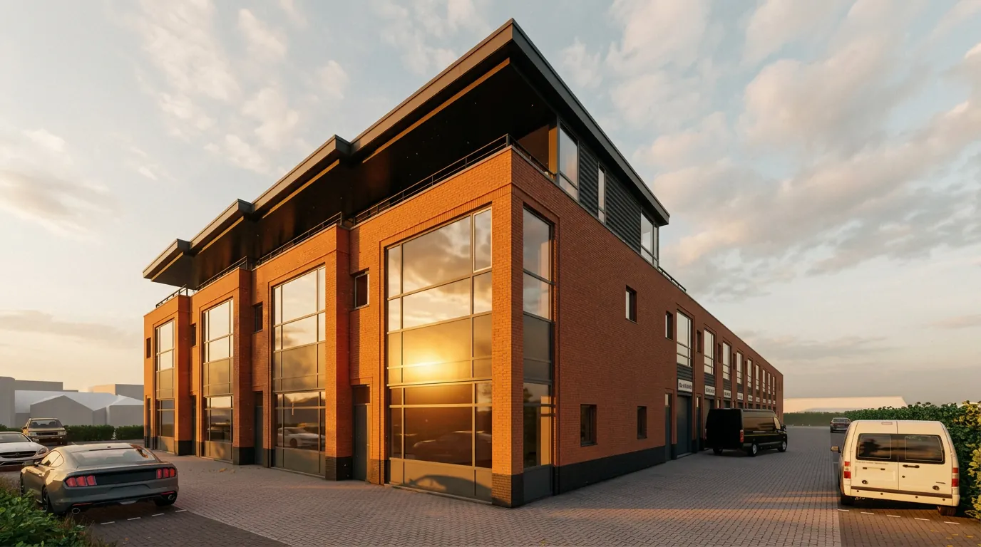 Nieuwbouw bedrijfsunit Unit B2 Drielaagse unit in Noordwijk